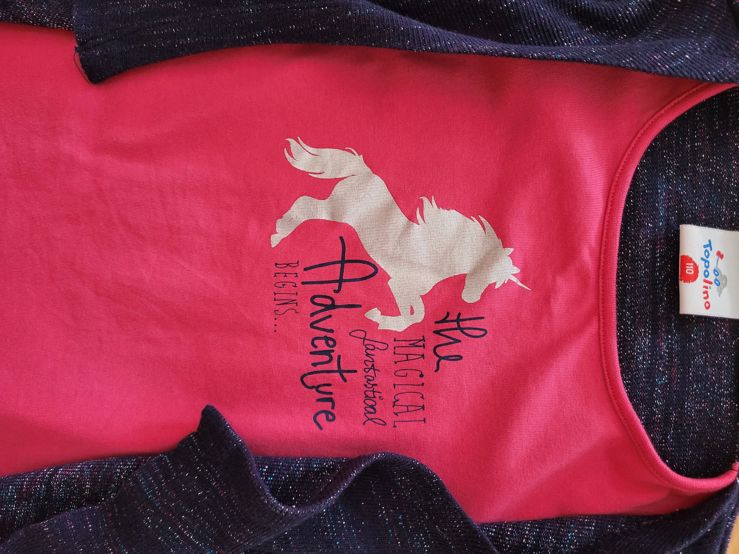 2in1 Shirt langarm Gr. 110