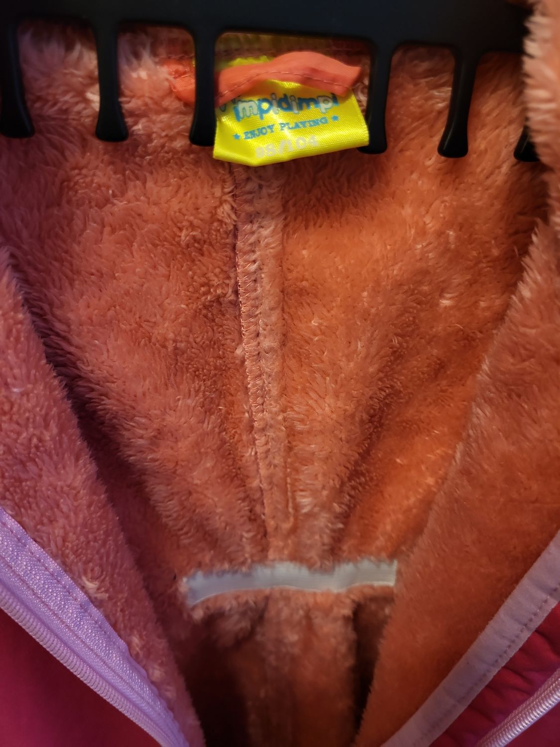 Mädchen Schneeanzug mit Plüschfutter von Outdoor Girls Club, Pink