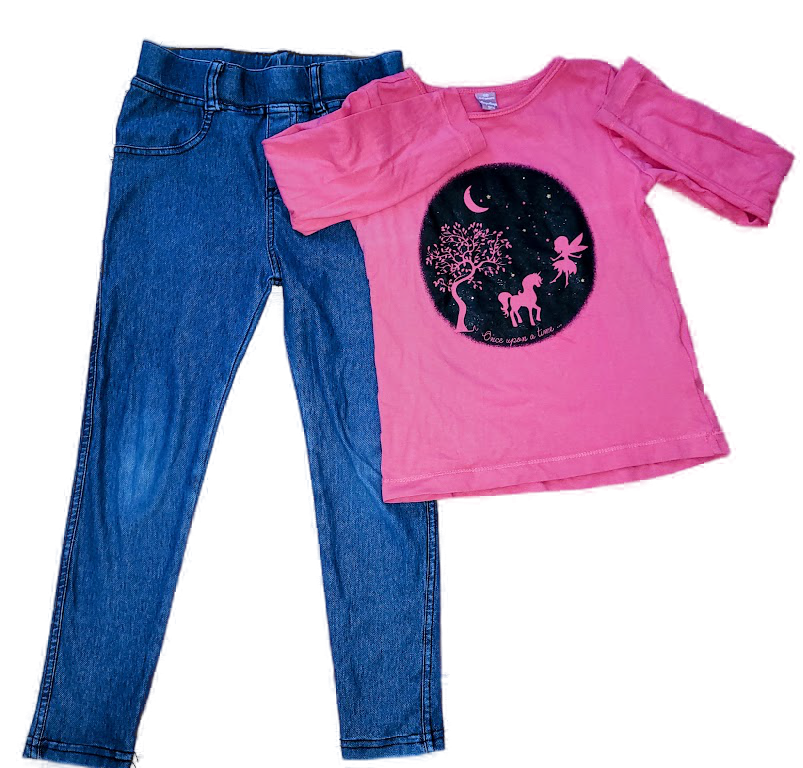 Set Jeans mit Langarmshirt Fee