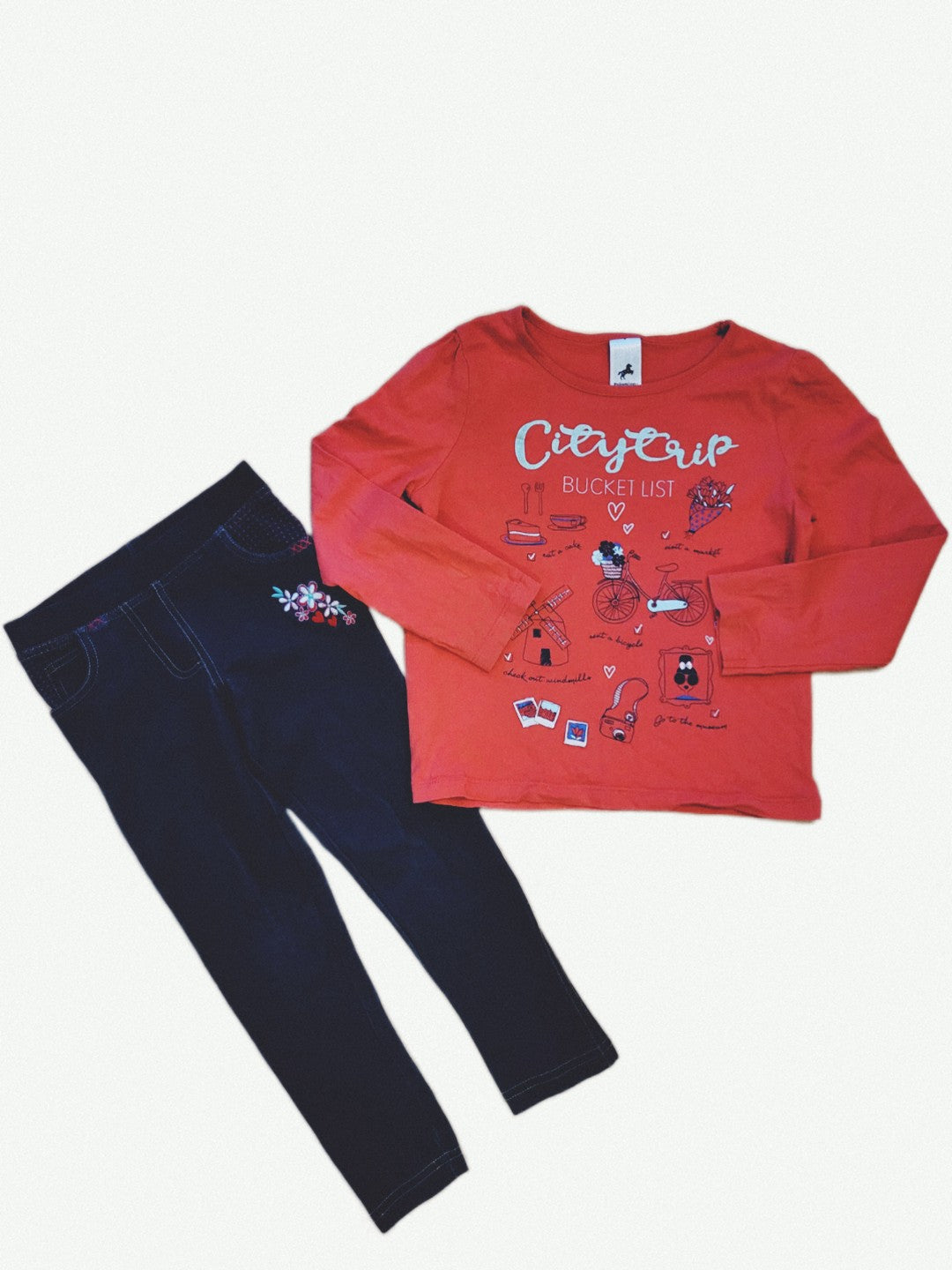 Set Jeans und Shirt langarm Gr. 122