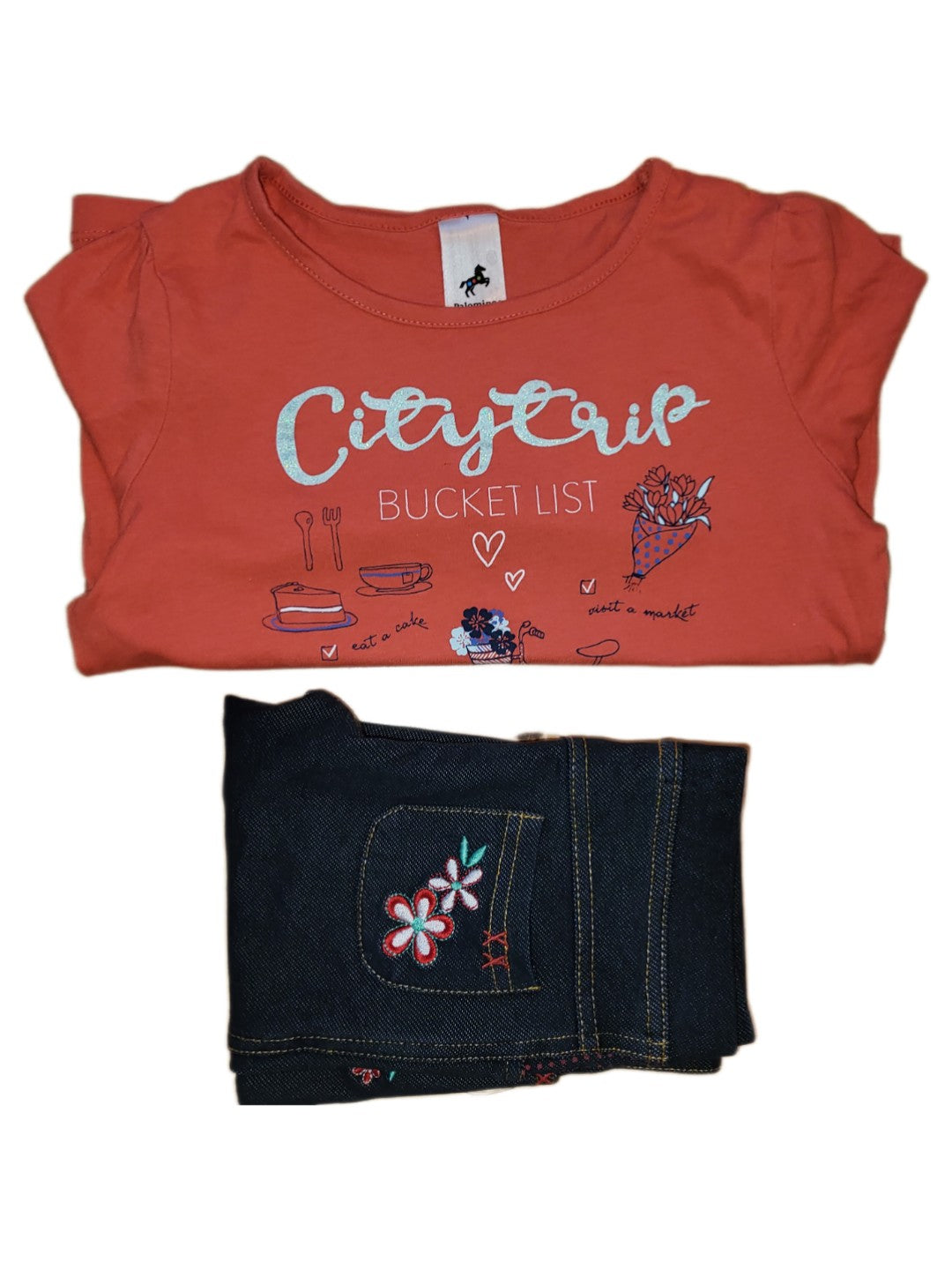 Set Jeans und Shirt langarm Gr. 122