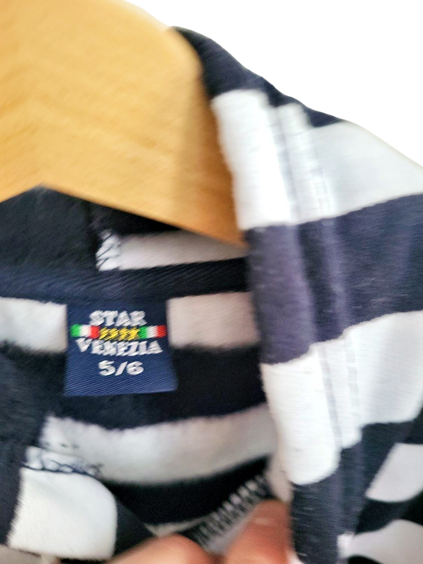 Gestreifter Venezia Italia Hoodie - Kindergröße 5/6