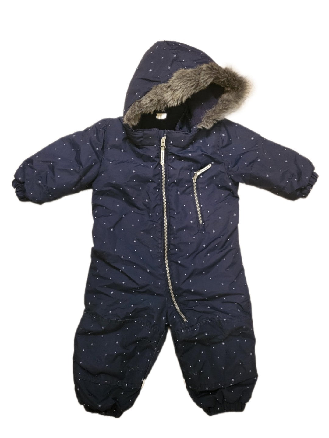 Winteranzug Schneeanzug Sterne Gr. 80