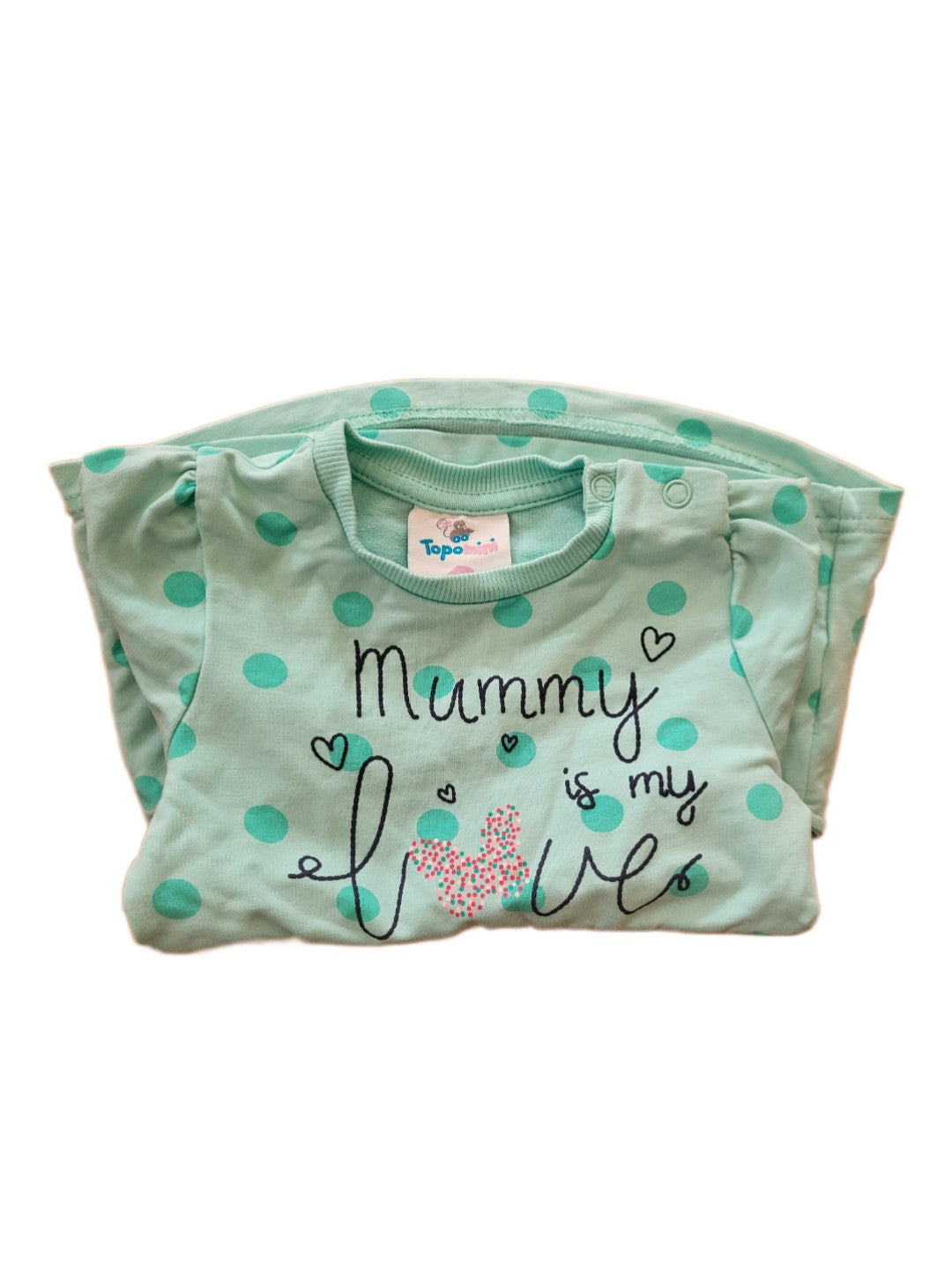 Sweatshirt Kleid Gr.74