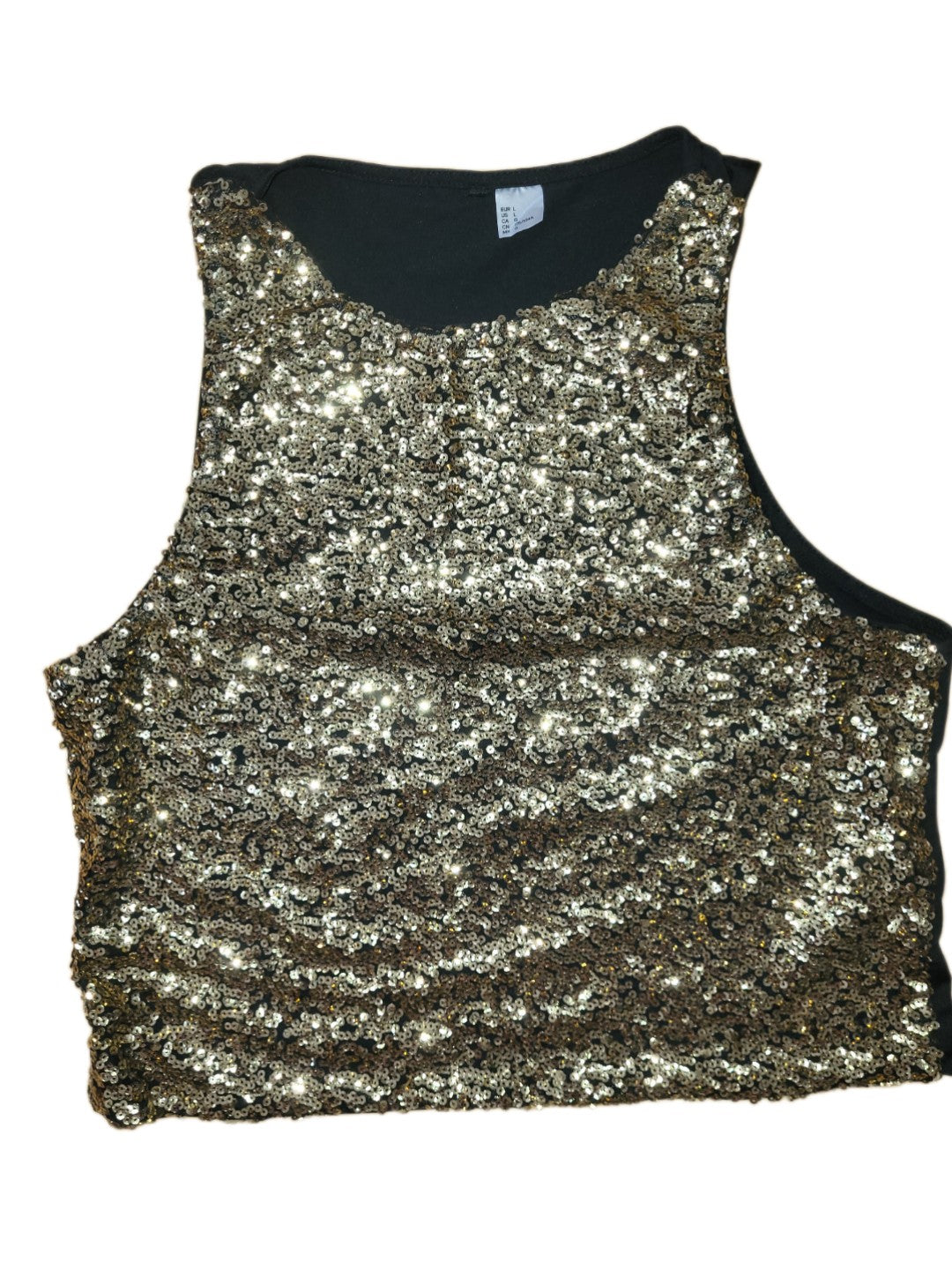 Top Gold Pailletten Gr. M