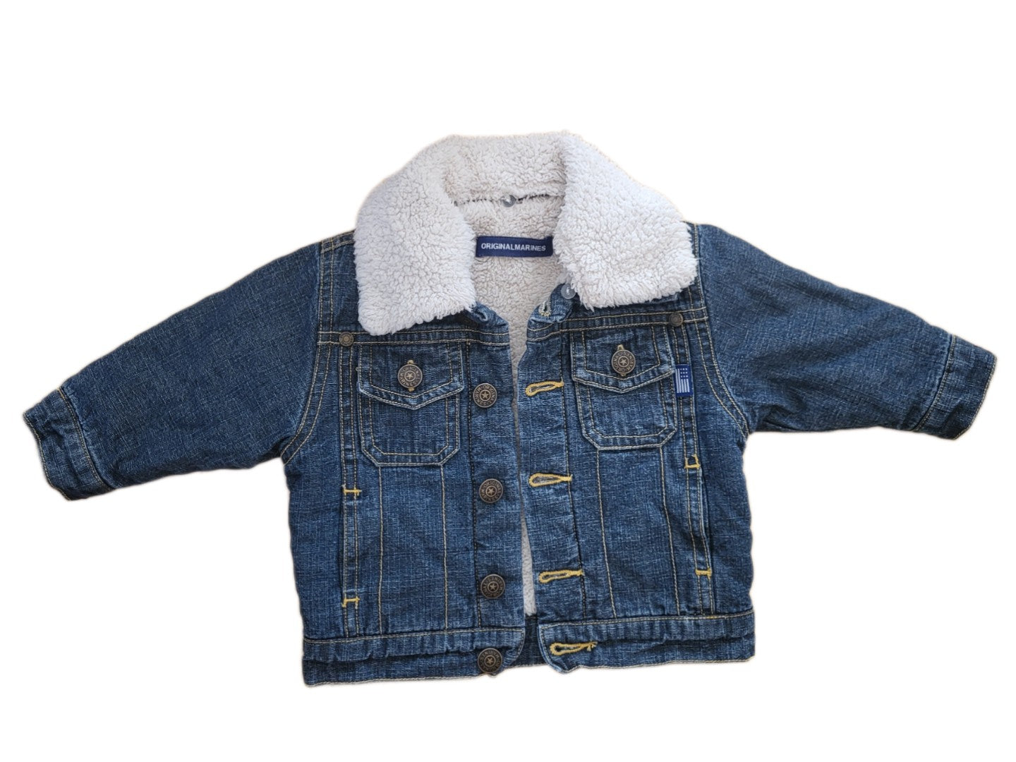 Jeansjacke gefüttert Gr. 74/80