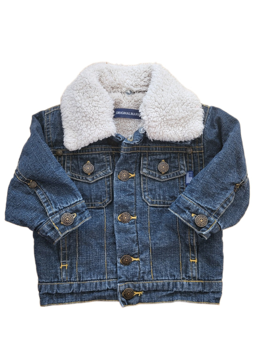 Jeansjacke gefüttert Gr. 74/80