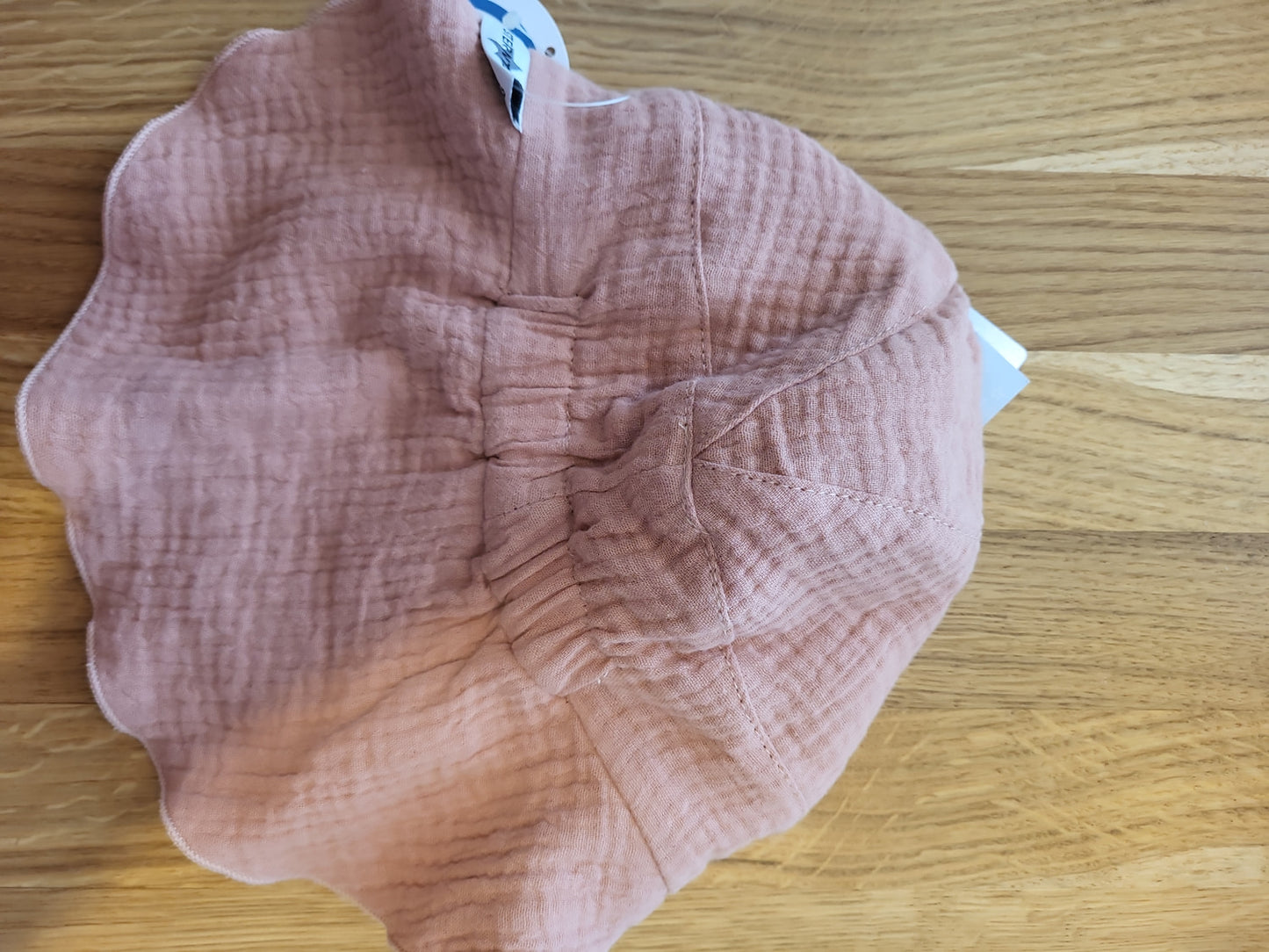 Sonnenhut Sterntaler Gr. 53 Rosa Musselin UV-Schutz UPF50