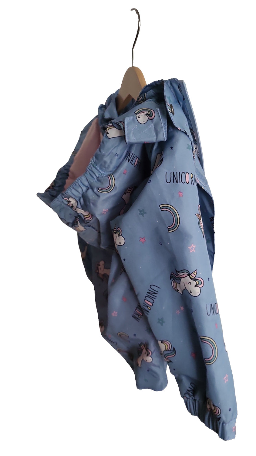 Impidimpi Regenjacke 86 92 Blau Einhorn Unicorn Kapuze