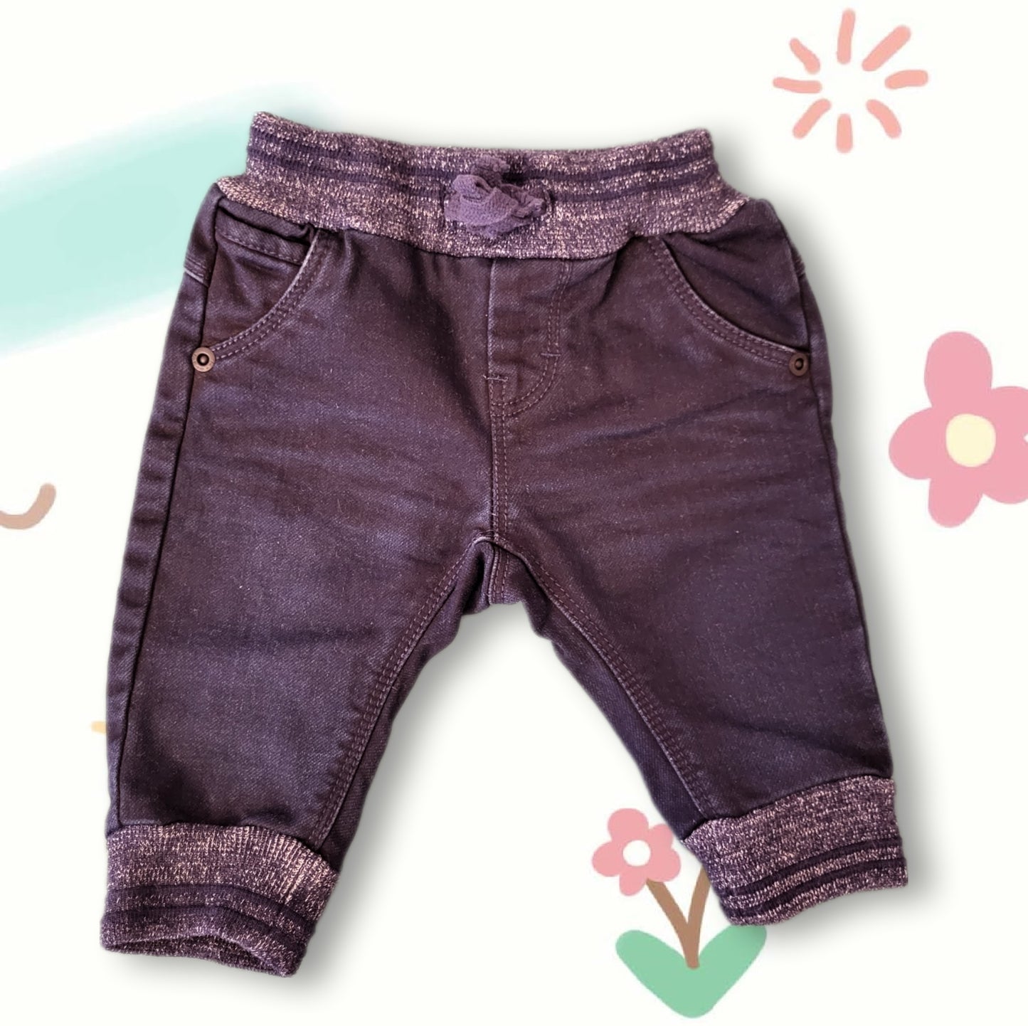 Jogginghose Jeans mit Tasche Gr. 56
