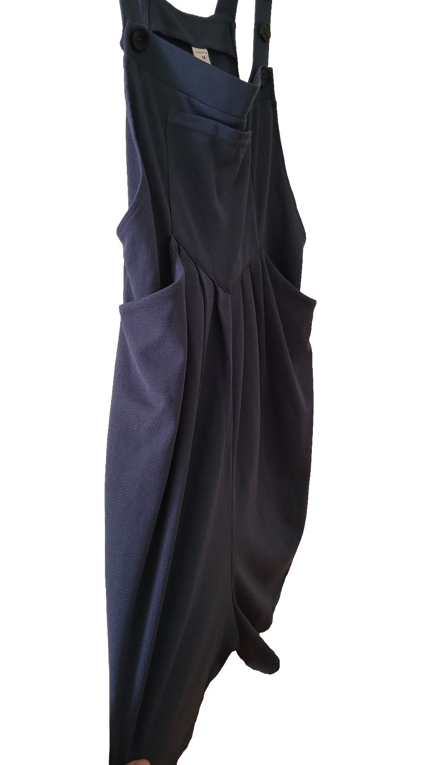 Halara Latzhose Jumpsuit blau kurz mit Taschen  - Größe M - Neu mit Etikett