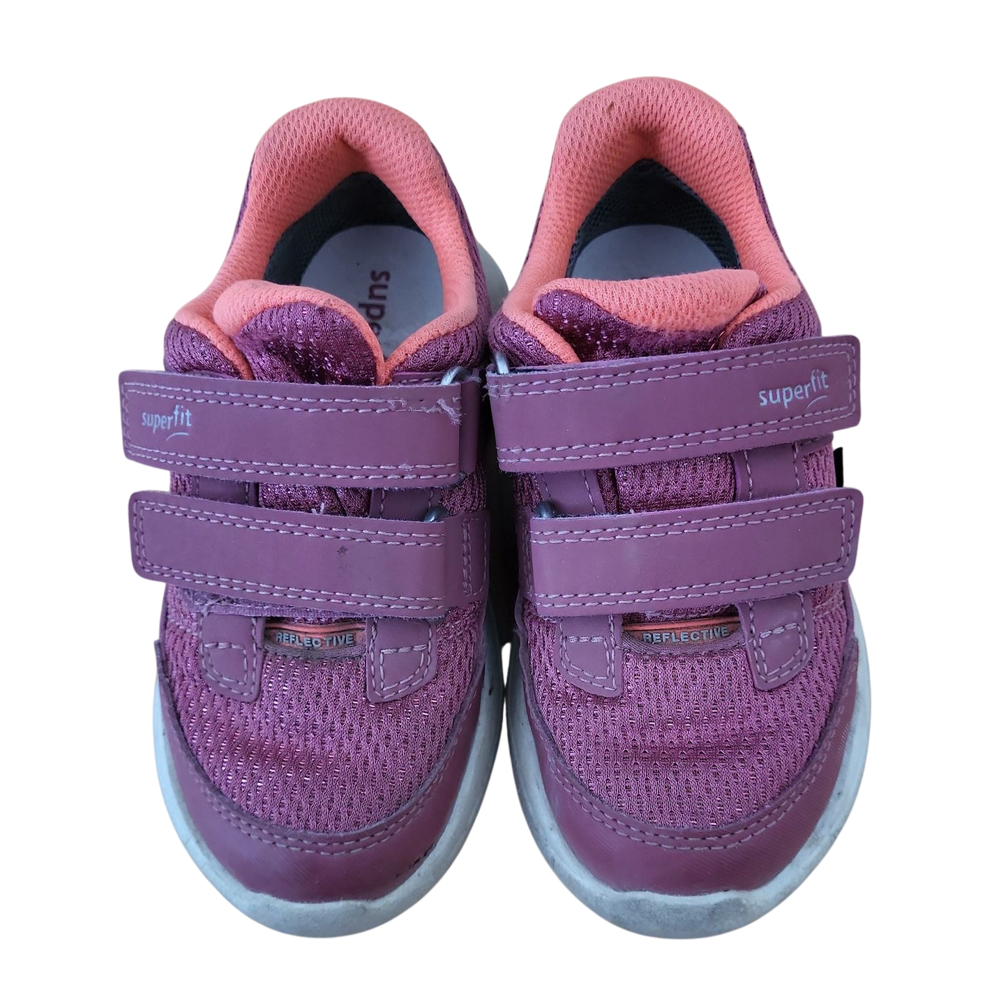 Superfit Sneakers rot Gr. 26 mit Klettverschluss