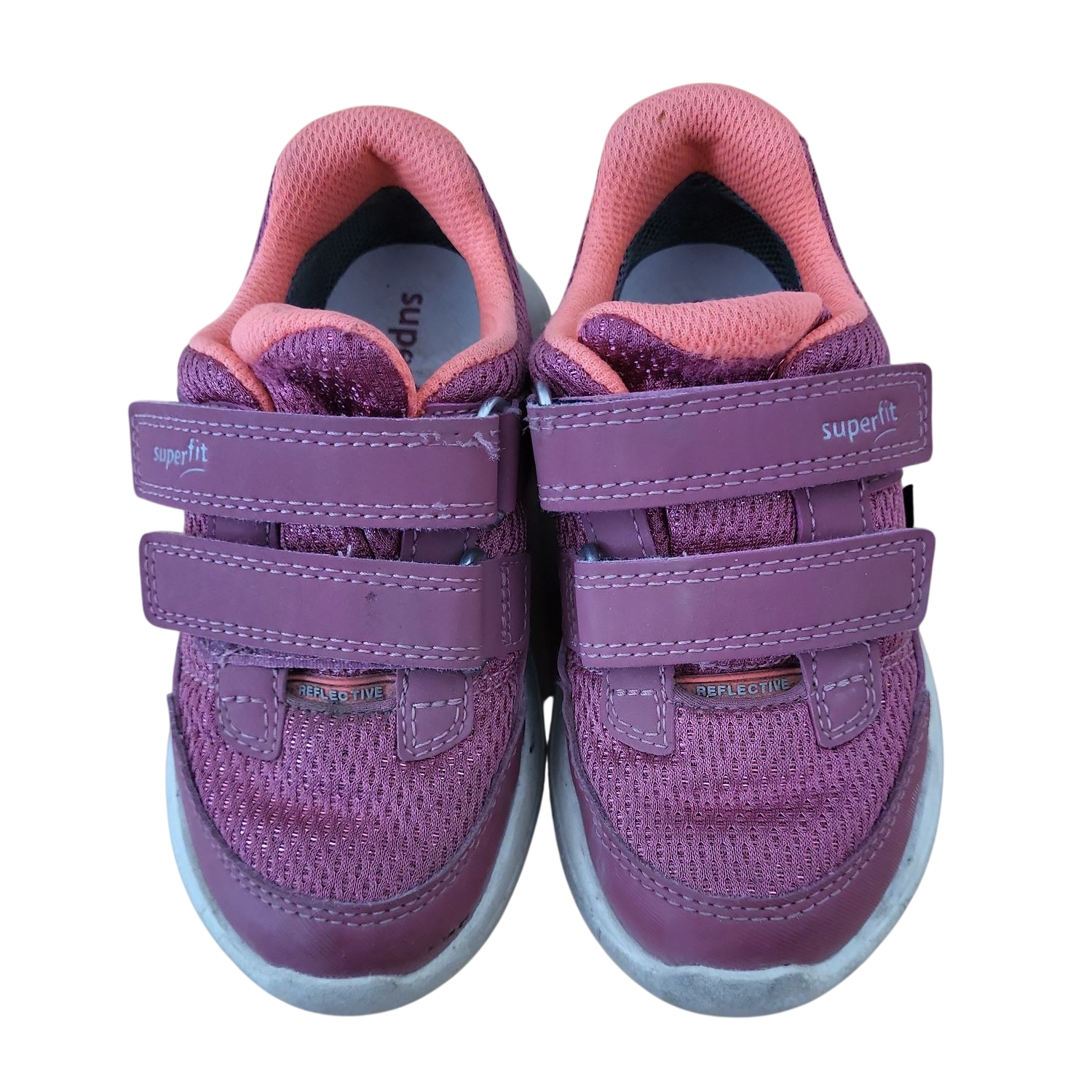 Superfit Sneakers rot Gr. 26 mit Klettverschluss