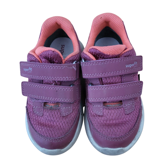 Superfit Sneakers rot Gr. 26 mit Klettverschluss