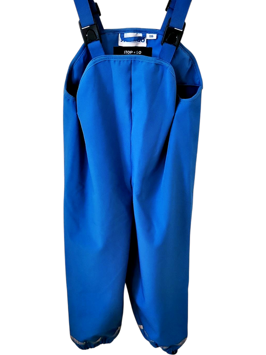 STOP+GO Kinder Regenhose in Blau, Größe 116