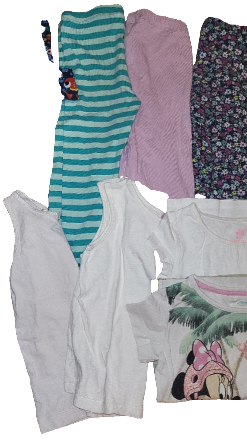H&M Kleiderpaket 98-104 Multi Set Mädchen Leggings Shirts Minnie Mouse