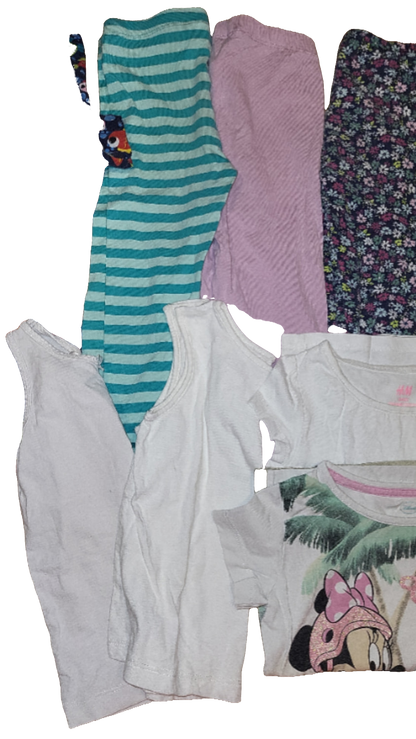 H&M Kleiderpaket 98-104 Multi Set Mädchen Leggings Shirts Minnie Mouse