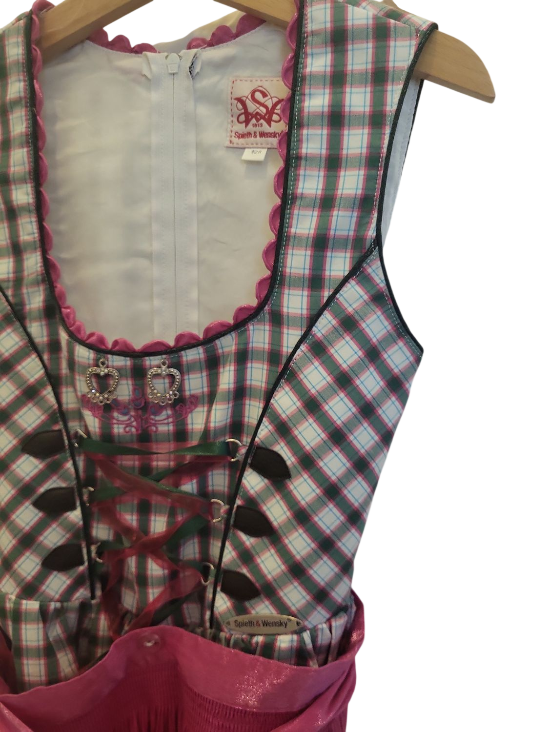 Spieth & Wensky Dirndl-Set mit Bluse - Größe 128