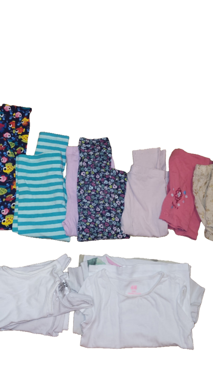 H&M Kleiderpaket 98-104 Multi Set Mädchen Leggings Shirts Minnie Mouse