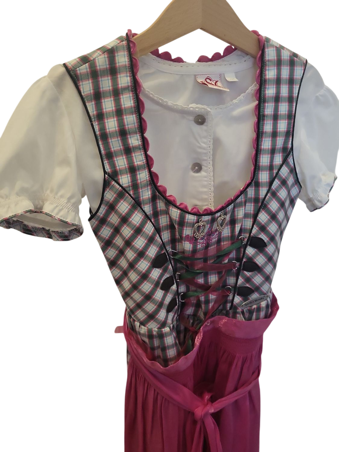 Spieth & Wensky Dirndl-Set mit Bluse - Größe 128