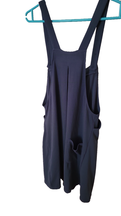 Halara Latzhose Jumpsuit blau kurz mit Taschen  - Größe M - Neu mit Etikett