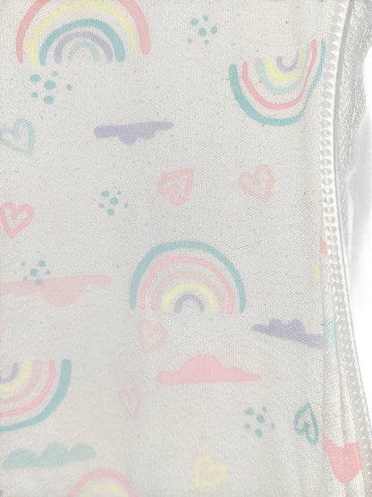 Impidimpi Baby Schlafsack mit Regenbogen-Muster Größe 80 cm