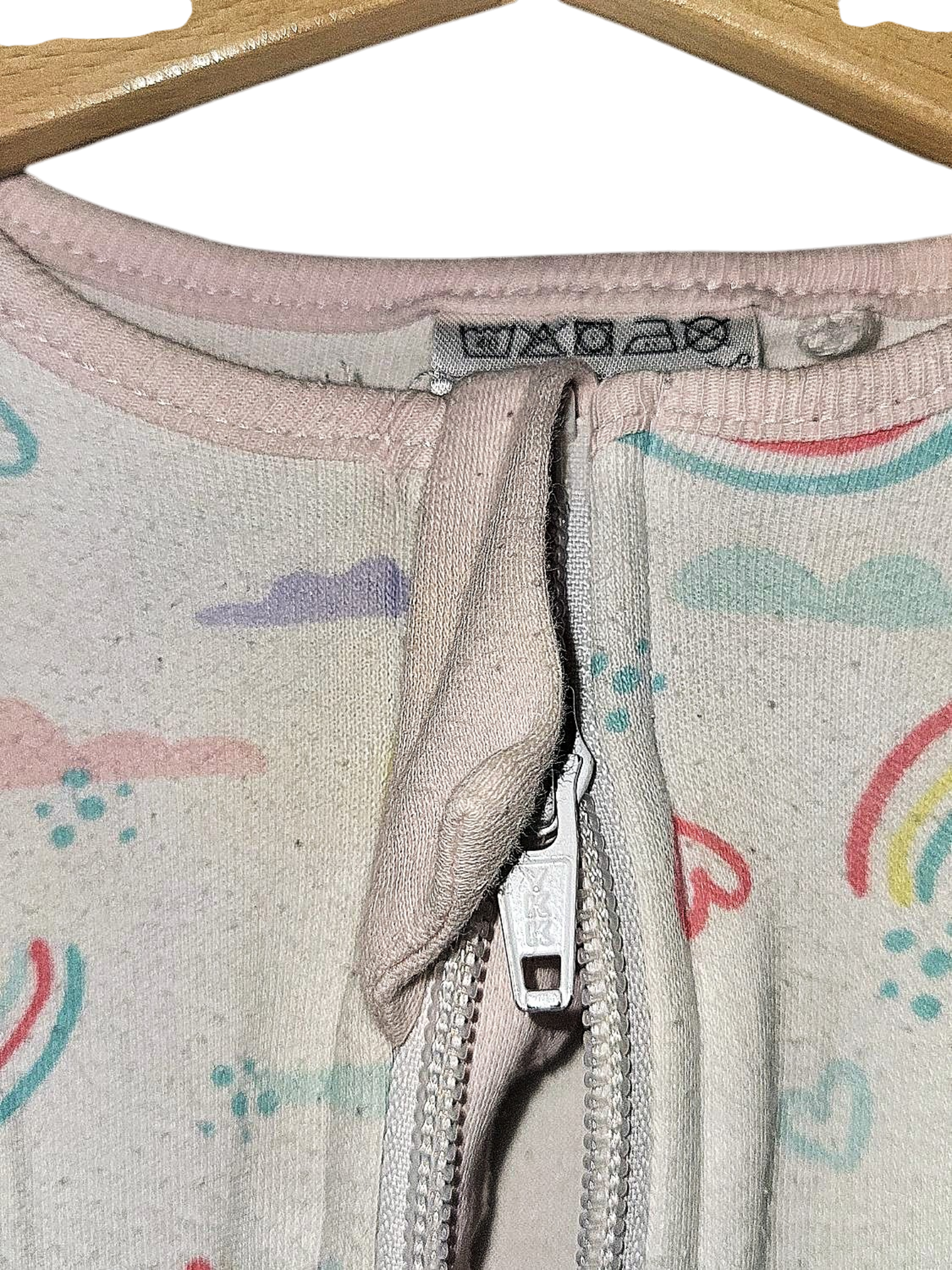 Impidimpi Baby Schlafsack mit Regenbogen-Muster Größe 80 cm