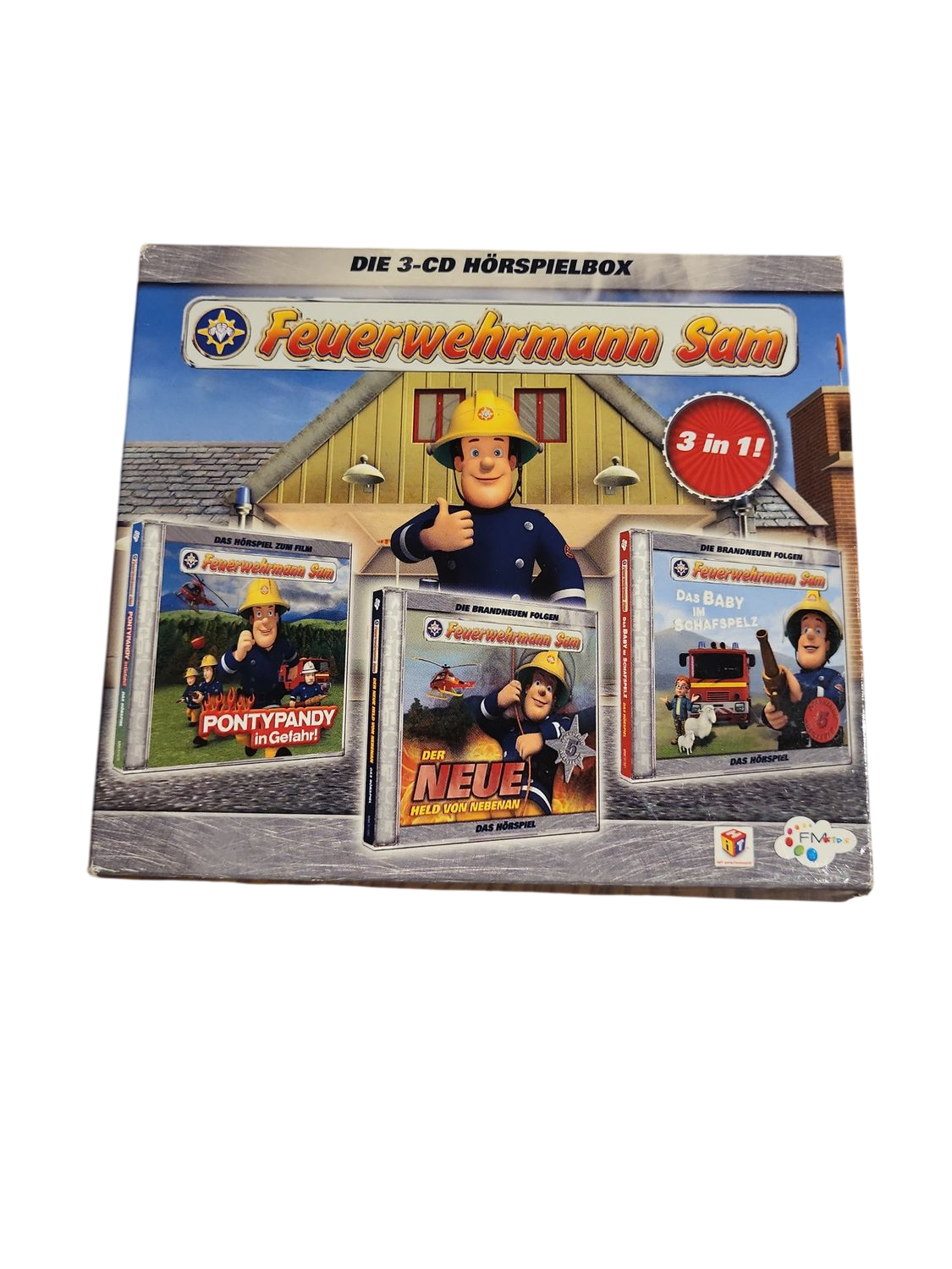 Feuerwehrmann Sam 3-CD Hörspielbox - Pontypandy in Gefahr, Der Neue Held von Nebenan