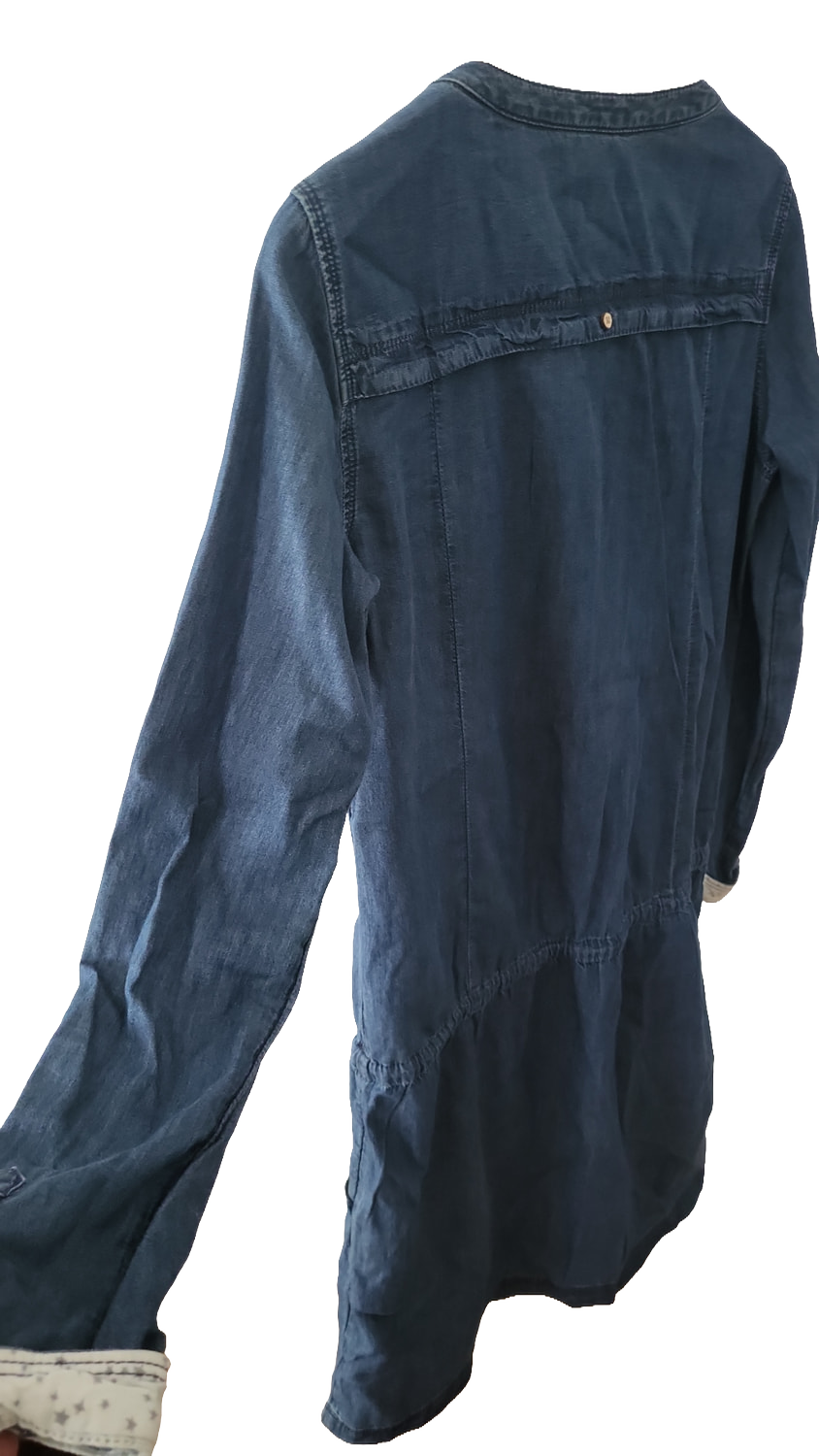 EDC by Esprit Jeanskleid mit Stickerei – Größe 38