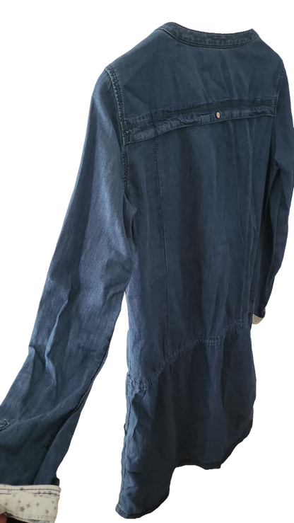 EDC by Esprit Jeanskleid mit Stickerei – Größe 38