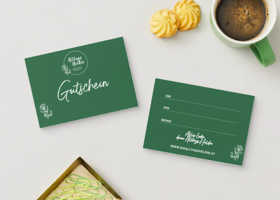 Gutschein zur Tauschparty - Tauschen statt Kaufen, ein gutes Gefühl zum Verschenken