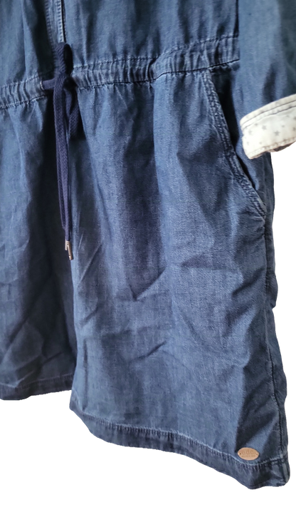 EDC by Esprit Jeanskleid mit Stickerei – Größe 38