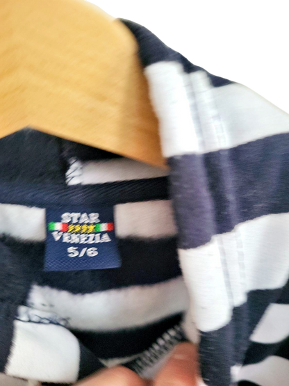 Gestreifter Venezia Italia Hoodie - Kindergröße 5/6