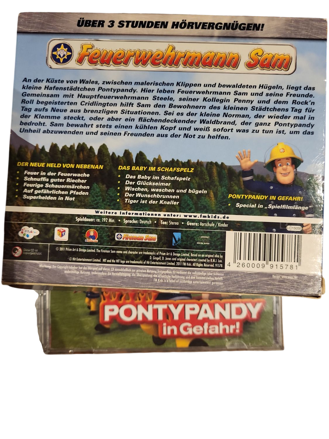 Feuerwehrmann Sam 3-CD Hörspielbox - Pontypandy in Gefahr, Der Neue Held von Nebenan