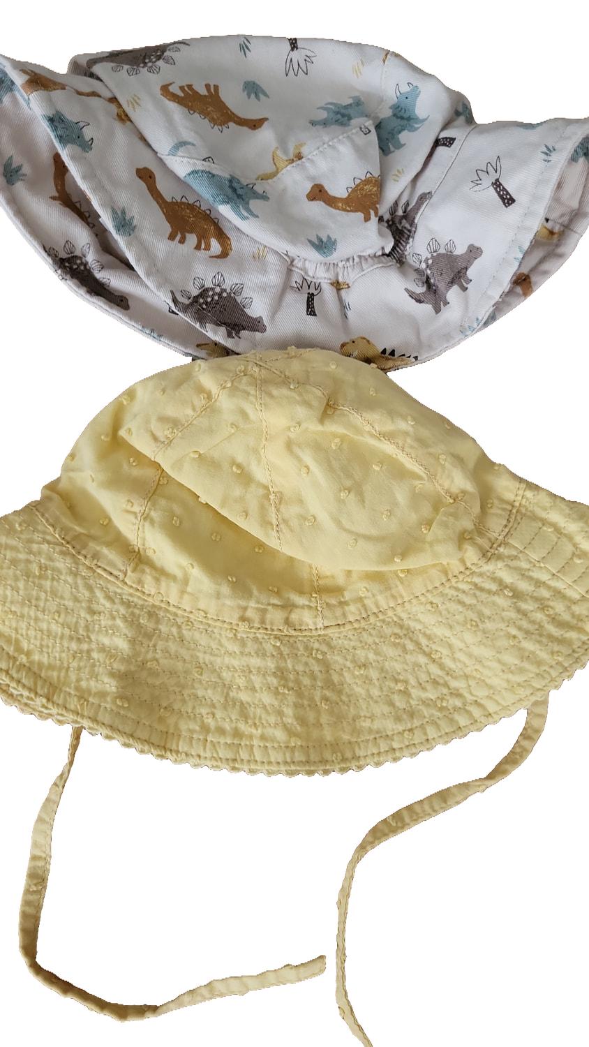 H&M C&A Sonnenhut Set 74/80 Multi Dino Gelb Baby Sommer