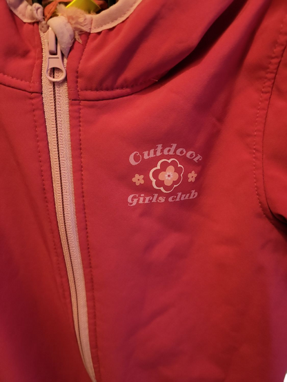 Mädchen Schneeanzug mit Plüschfutter von Outdoor Girls Club, Pink