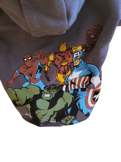 Marvel Superhelden Kapuzenpullover für Kleinkinder - Grau, Größe 12-18M/80cm