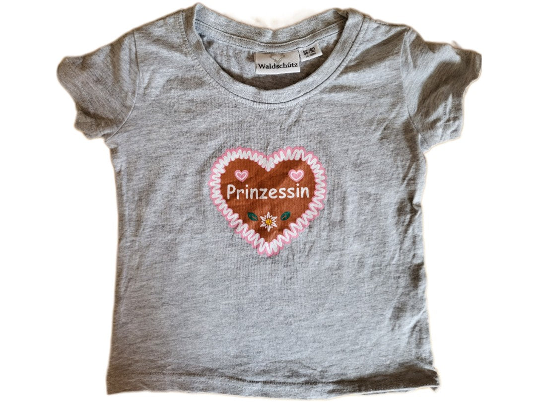 T-Shirt Waldschütz Lebkuchen Herz Prinzessin