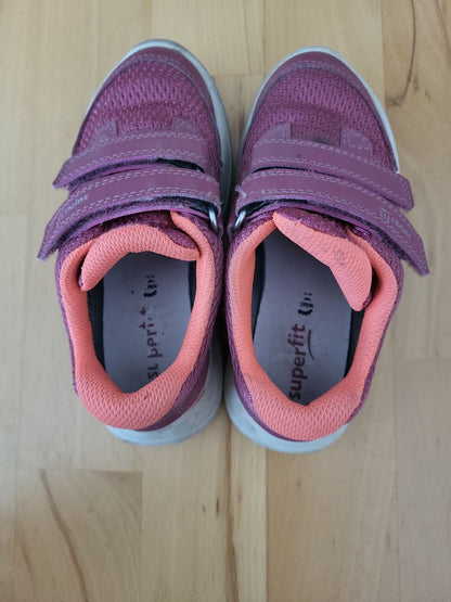 Superfit Sneakers rot Gr. 26 mit Klettverschluss