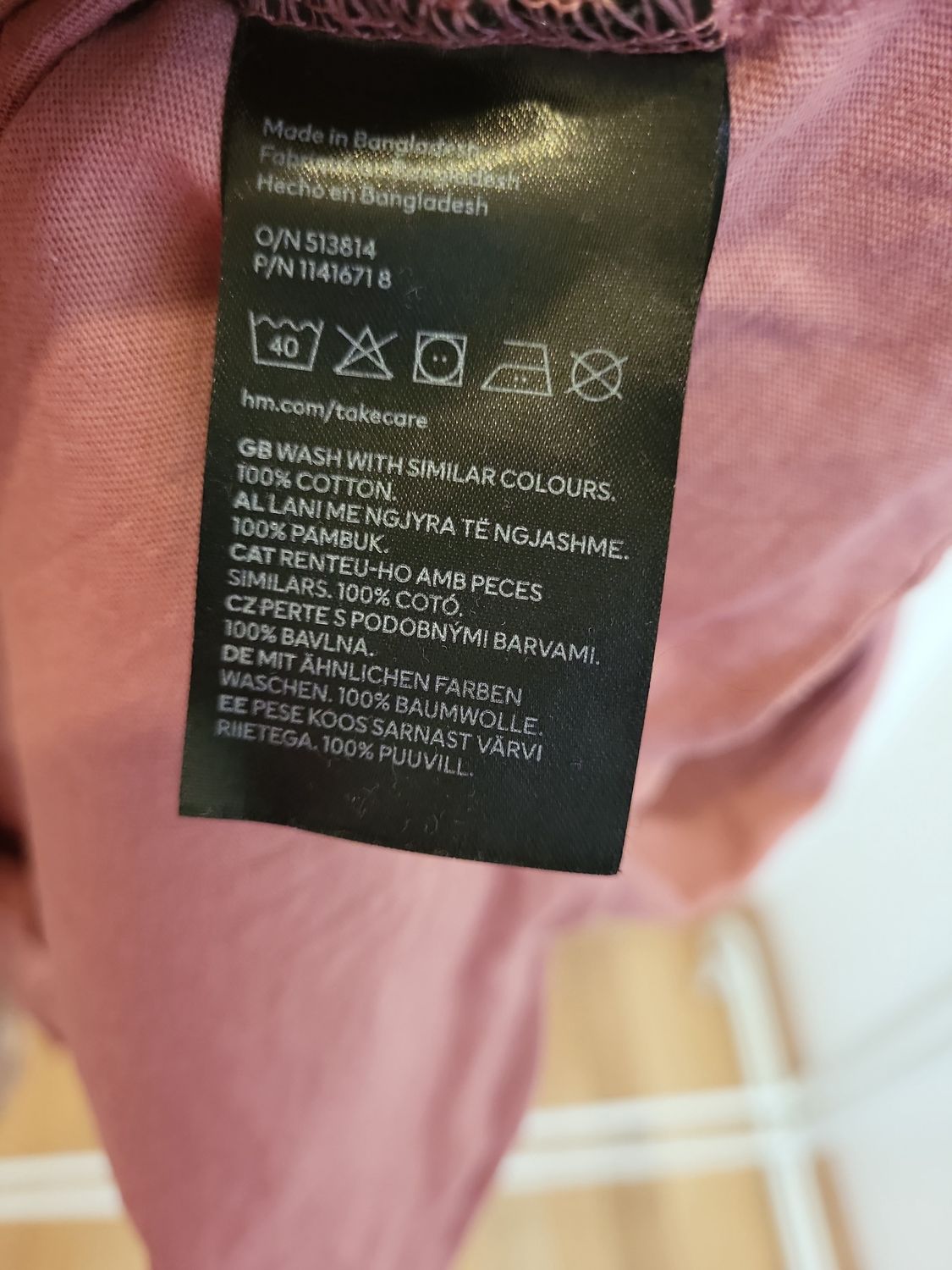 H&M Kleider Set 122/128 - Braun mit Punkten & Rosa