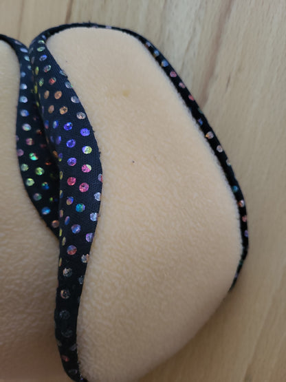 Gymnastikschuhe Größe 25 Schwarz Bunt Glitzer Mädchen Tanzschuhe