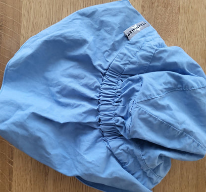 Schirmkappe Sonnenkappe Nackenschutz Sterntaler Gr. 55 Hellblau Kinder Sommerhut Baumwolle 3-4 Jahre