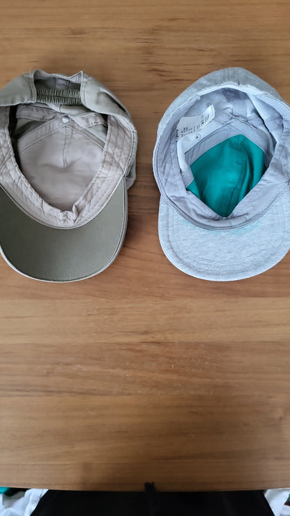 H&M Baby Cap Set Gr. 80 Grau Beige Winnie Pooh 9-12 Monate Baumwolle