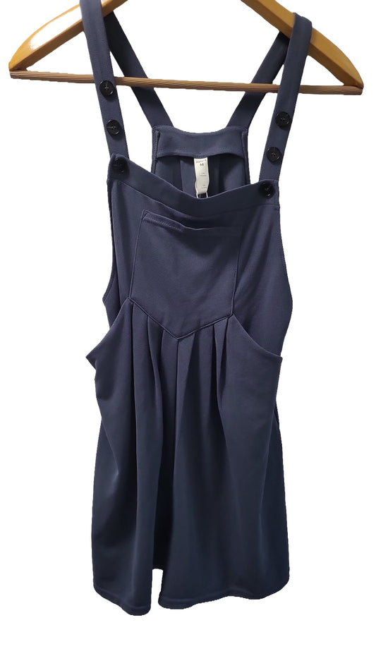 Halara Latzhose Jumpsuit blau kurz mit Taschen  - Größe M - Neu mit Etikett