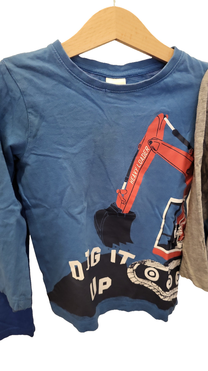3er Set Langarmshirts - Dino, Bagger & Paw Patrol