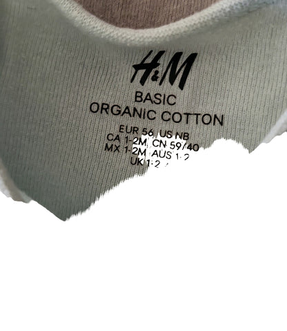 H&M Baby Body Set 56 Mehrfarbig Bio-Baumwolle Langarm 5er Pack