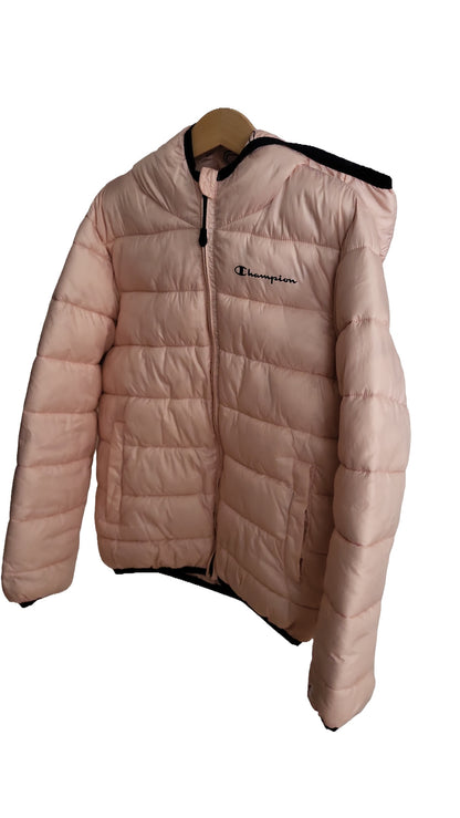 Übergangsjacke Gr. 122/128 Champion Steppjacke Small Rosa Kinder Kapuzenjacke