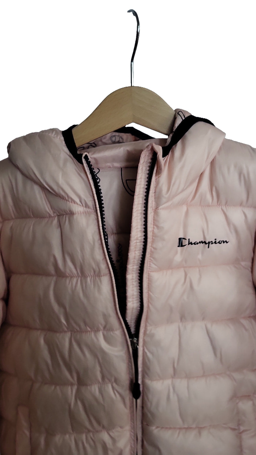 Übergangsjacke Gr. 122/128 Champion Steppjacke Small Rosa Kinder Kapuzenjacke