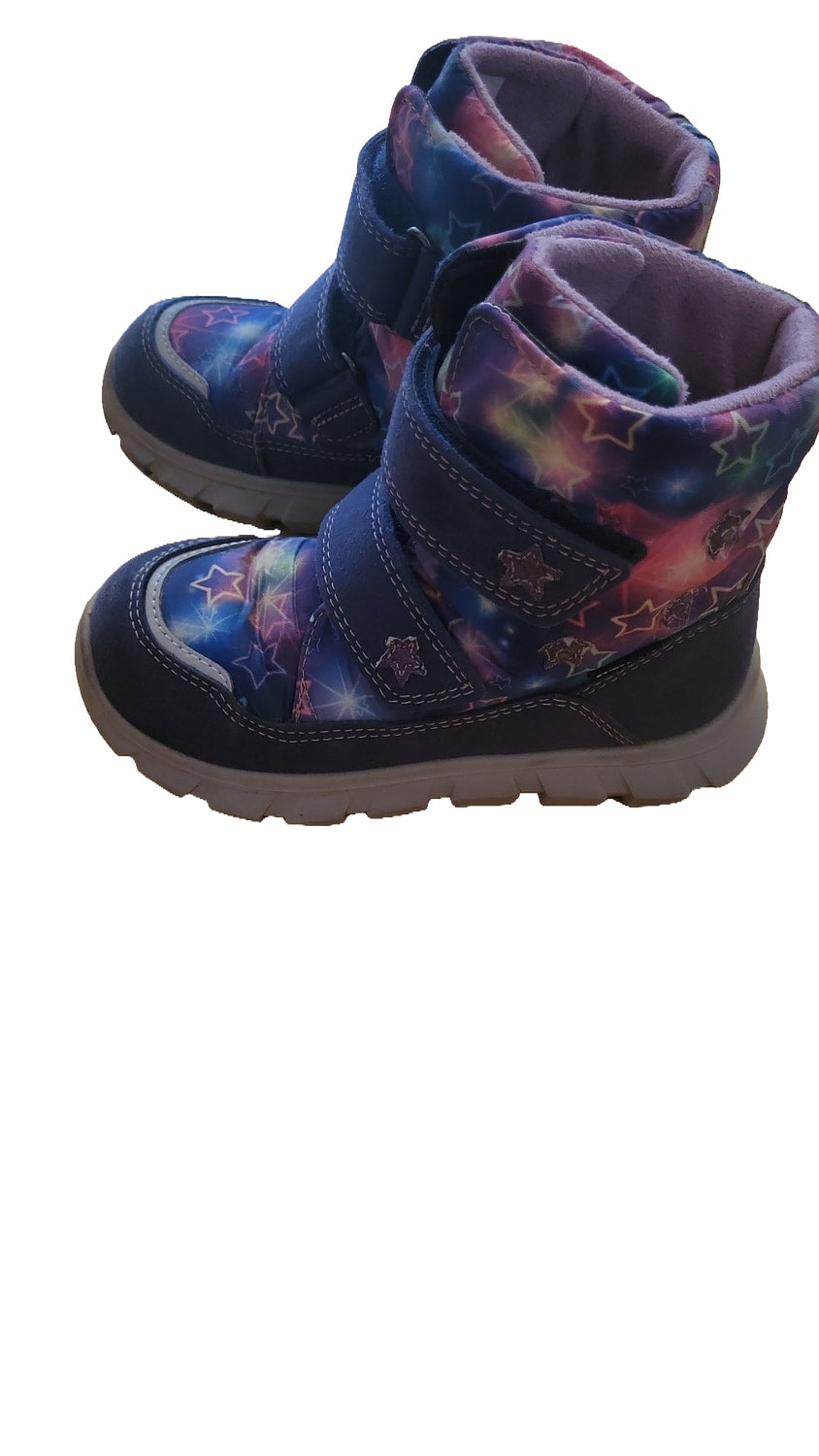 Richter Winterstiefel Gr 26 Blau Lila Sterne Mädchen Sympatex Boots