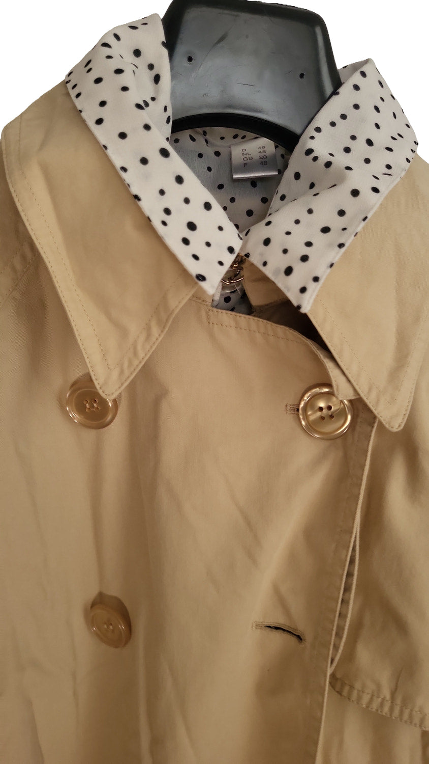 Apanage Trenchcoat, Beige, Größe 38/40